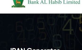 Bank AL Habib Account Number